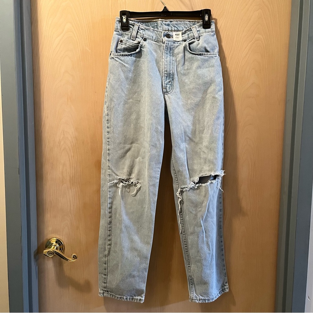 Vintage Levi Strauss & Co. light wash jeans 550 relaxed fit 100% cotton W29 L30